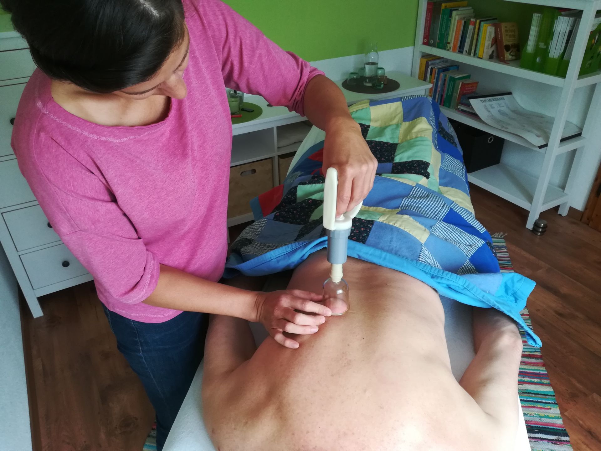 Schröpfen Behandlung